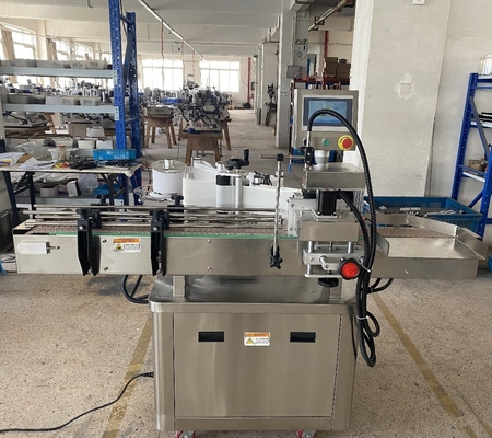 Étiquette autocollant en bouteille de verre en bouteille de verre machine d'étiquetage automatique pour boissons alimentaires