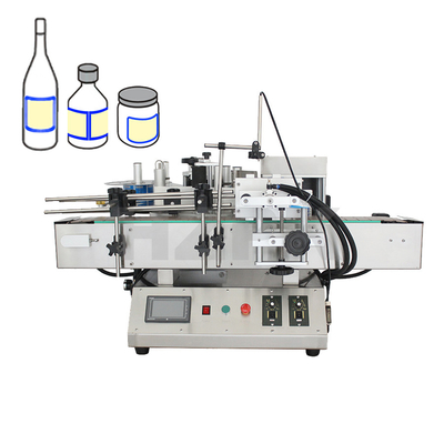 Étiquetage sans effort avec une machine automatique auto-adhésive ronde d'étiquetage de bouteille de 130 kg