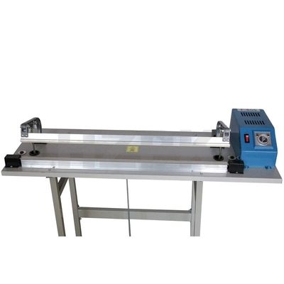 Machine d'étanchéité à pédale pour sacs en papier plastique certifiée CE Vitesse maximale 12m/min 11 KG