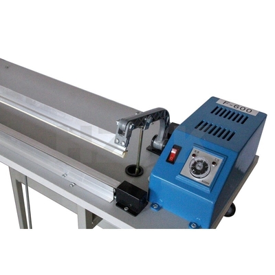 Machine d'étanchéité à pédale pour sacs en papier plastique certifiée CE Vitesse maximale 12m/min 11 KG