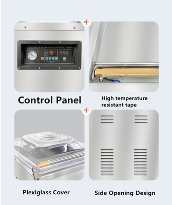 Machine d'emballage sous vide automatique DZ-400/2E pour la conservation des aliments