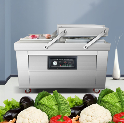 Cartons électriques fournis machine d'emballage sous vide à double chambre avec 1000W 750W de puissance