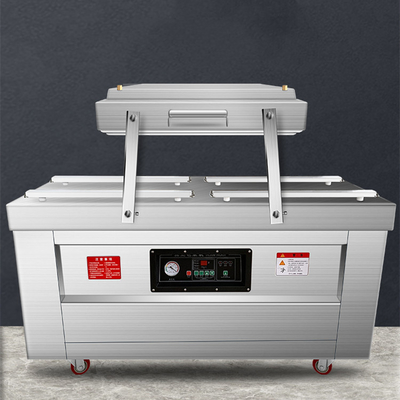 Cartons électriques fournis machine d'emballage sous vide à double chambre avec 1000W 750W de puissance