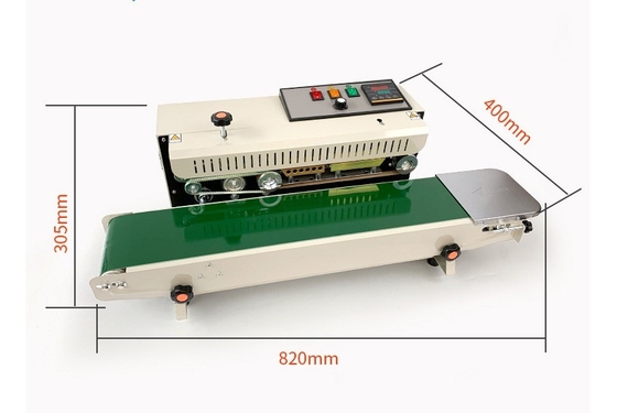 Machine automatique de scellage en bande continue en acier inoxydable en papier d'aluminium