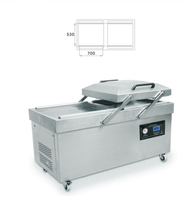 Matériau d'emballage en bois Machine d'étanchéité sous vide alimentaire DZ-700/2SB 70CM Grandes chambres doubles