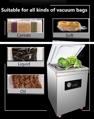 Sélecteur sous vide à chambre unique 220/110V pour machine d'emballage commercial de viande et d'aliments