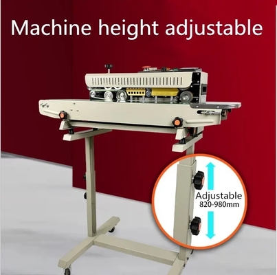 Machine de scellage à bande d'étanchéité verticale pour sacs en plastique Vitesse maximale 12 m/min