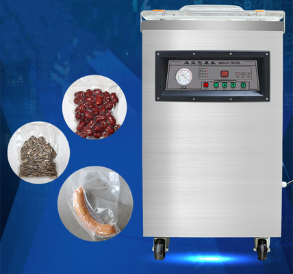 Machine électrique de scellage sous vide à chambre unique verticale DZ-500/2E pour le stockage des aliments
