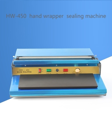 220V / 50HZ Mini plastique film d'étirement d'accrochage de main enveloppe de scellage machine pour les fruits alimentaires