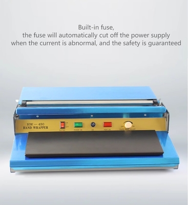 220V / 50HZ Mini plastique film d'étirement d'accrochage de main enveloppe de scellage machine pour les fruits alimentaires