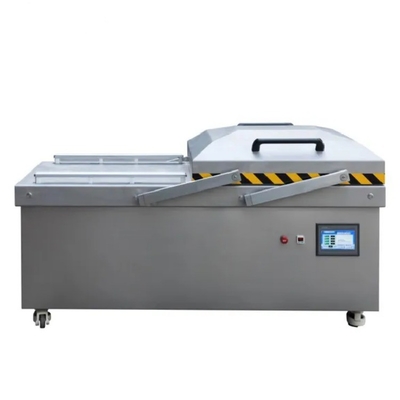 Emballage automatique à double chambre en papier d'aluminium à vide