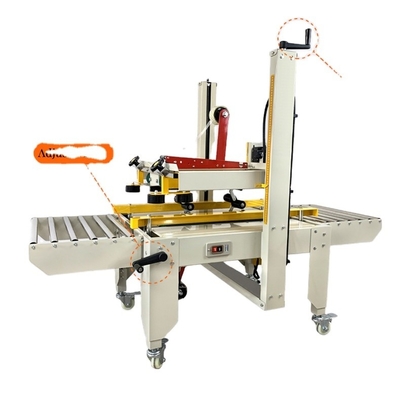 Machine à sceller les cartons à l'aide d'un scellant à bande conique