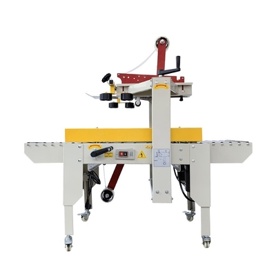 220V/50HZ boîte de carton à bande adhésive semi-automatique à entraînement gauche et droit