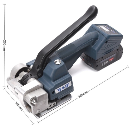Display numérique Outil d'emballage de batterie électrique pour 13/16mm PP PET Strap Semi automatique
