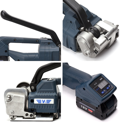 Display numérique Outil d'emballage de batterie électrique pour 13/16mm PP PET Strap Semi automatique