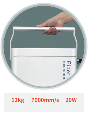Facile à déplacer 20W 30W gravure métallique portable avec refroidissement à l'air