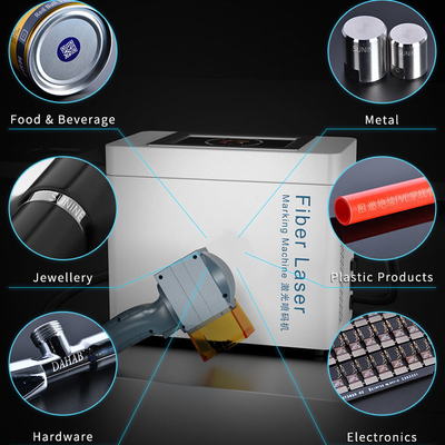 Machine de marquage au laser multifonctionnelle pour le corps des bouteilles en carton en plastique avec code à barres/code QR