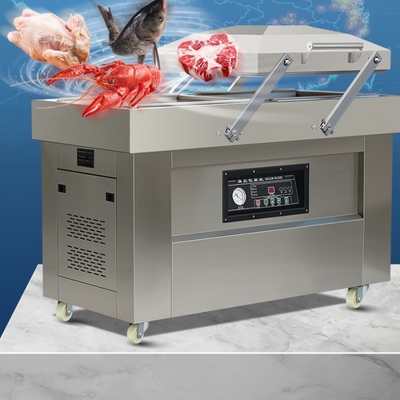 Machine d'emballage sous vide automatique à double chambre électrique DZ-500/2SB pour textile