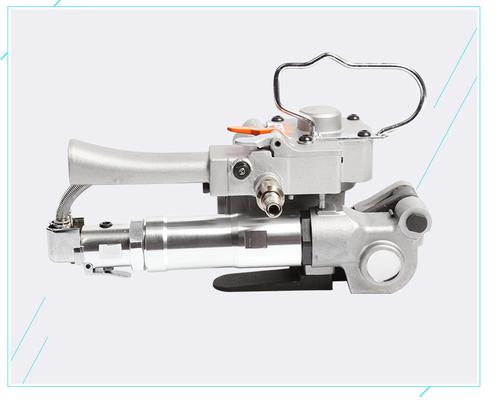 Machine à attacher des bandes pneumatiques en PP/PET semi-automatique pour les boîtes d'emballage de capacité 3,0 A