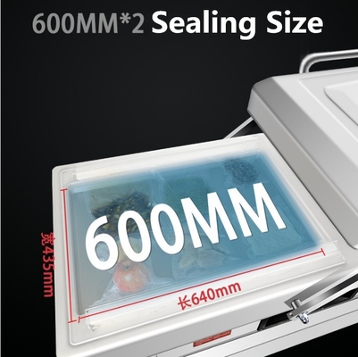 1450*650*980 Sélecteur sous vide à double chambre pour machine automatique d'emballage sous vide alimentaire