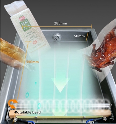 DZ-260 bureau ménager petite machine à emballer sous vide alimentaire taille de chambre L390*W285*H90mm