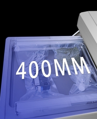 Sélecteur à double chambre sous vide pour poulet industriel pour sacs d'emballage largeur d'étanchéité 10 mm