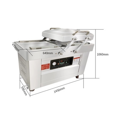 140 KG DZ600/2SB Machine automatique à double chambre à vide pour emballage alimentaire