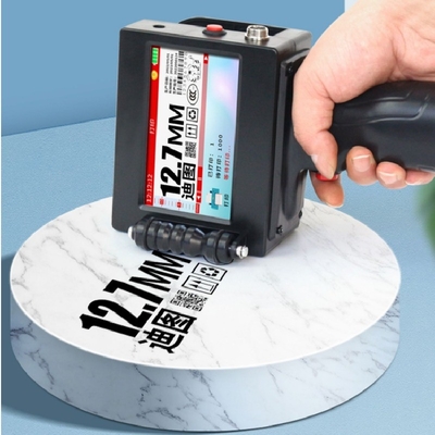 Imprimante TIJ Imprimante à jet d'encre portative pour cuir plastique Imprimante à jet d'encre UV numérique en PVC
