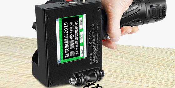 Imprimante à jet d'encre en ligne portable Cij Y254S pour imprimante de code par lots de polices Bitmap