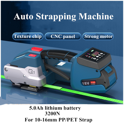 Machine de soudage automatique portable pour ceinture en PP PET Temps de soudage 2-5s Alimenté par batterie