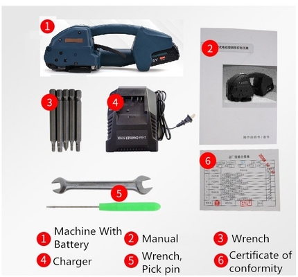 Outil de fixation électrique à haute tension 5000N alimenté par batterie avec un seul bouton