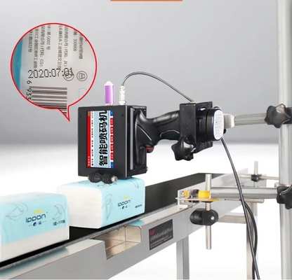Imprimante à jet d'encre professionnelle à encre sèche rapide 600DPI pour l'impression de codes à barres de pistolets portatifs
