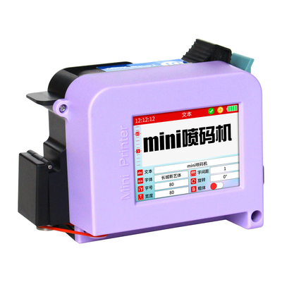 Imprimante à jet d'encre industrielle portable mini intelligente pour l'impression sur bois 3,5 kg
