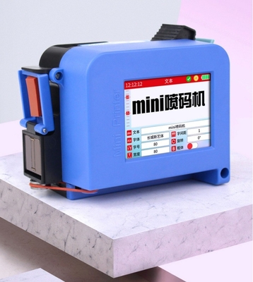 Imprimante à jet d'encre industrielle portable mini intelligente pour l'impression sur bois 3,5 kg