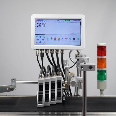 Imprimante à jet d'encre multilingue de 10 pouces en ligne de code Qr avec fonctionnement facile