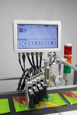 Imprimante à jet d'encre TIJ en ligne de 10 pouces facile à utiliser pour l'impression industrielle de codes de date