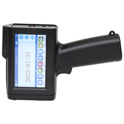 CE Portable Date d'Expiration Machine de codage de lot Pistolet d'imprimante à jet d'encre portatif avec une cartouche d'encre noire