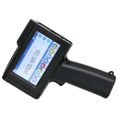 CE Portable Date d'Expiration Machine de codage de lot Pistolet d'imprimante à jet d'encre portatif avec une cartouche d'encre noire