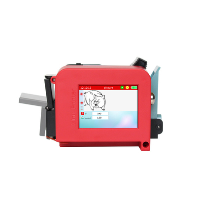 Mini machine de codage par lots à jet d'encre avec imprimante à 600DPI et conception portable