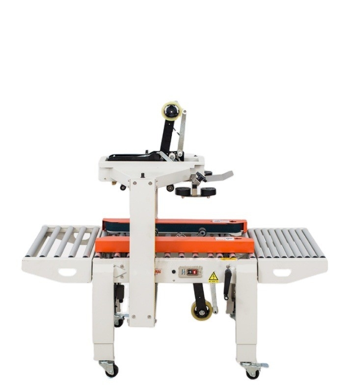 6-12 mm largeur d'étanchéité Automatique haut et bas de l'entraînement ceinture adhésive ruban adhésif étancheuse boîte boîte carton machine d'étanchéité