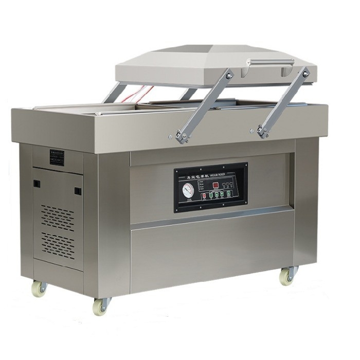 Machine d'emballage sous vide automatique à double chambre électrique DZ-500/2SB pour textile