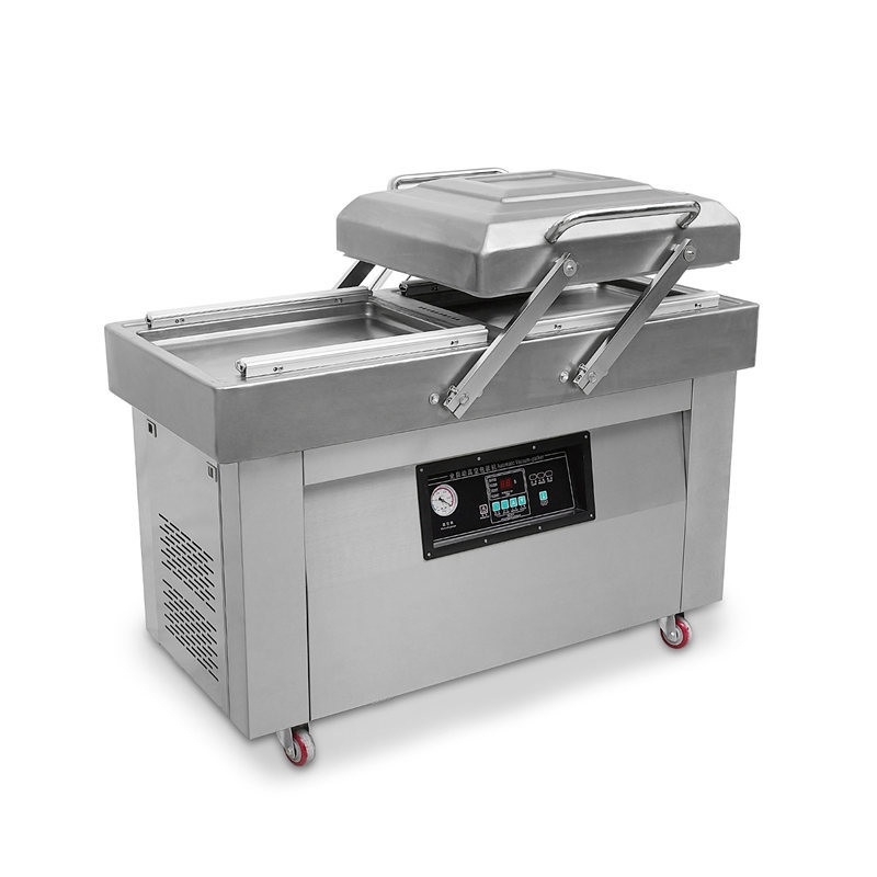 DZ-500 2SB machine à emballer sous vide à double chambre semi-automatique pour l'industrie textile
