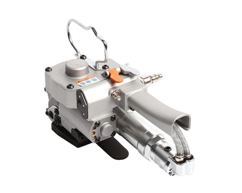 Machine à attacher des bandes pneumatiques en PP/PET semi-automatique pour les boîtes d'emballage de capacité 3,0 A