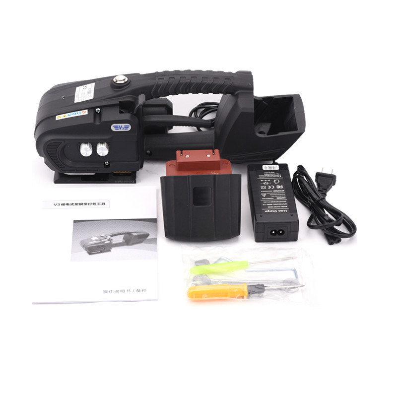 220V Plaque soudée en alliage solide PP PET Bracelet à batterie rechargeable Outil de braçage portable