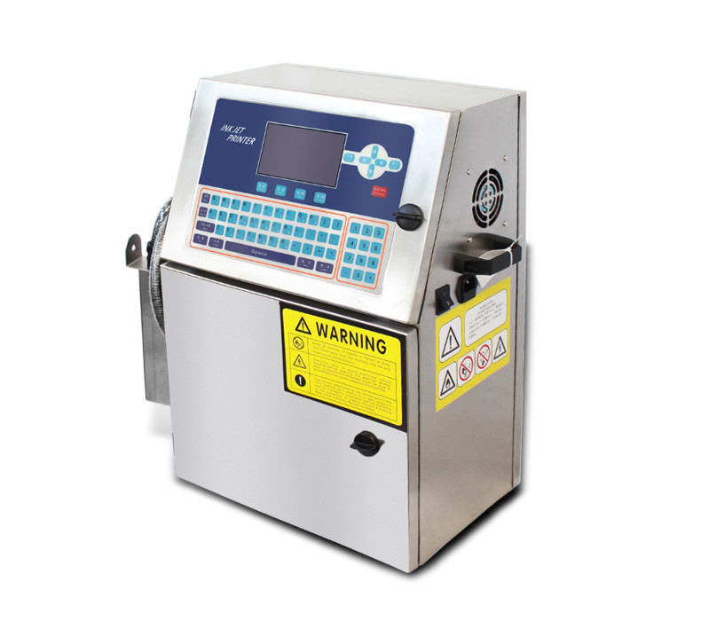 28 kg Cij Imprimante à jet d'encre en ligne et machine d'estampage de date d'expiration pour l'impression de 1 à 4 lignes