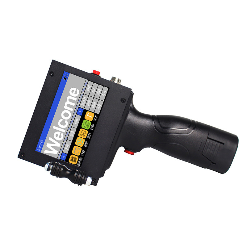 Vitesse d'impression de 50 M/min 16,8 V Expiration Timbre de date en relief Imprimante de code de lot Imprimante laser